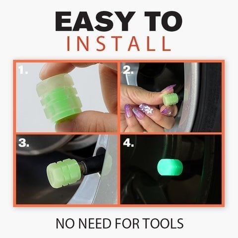 FLUORESCENT POKROVČKI ZA VENTILE PNEUMATIC-SI 