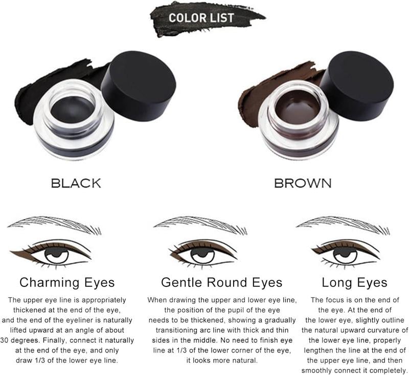 Ειδική προσφορά - 49% ΕΚΠΤΩΣΗ✨Άψογο σετ eyeliner με κρέμα eyeliner-LT 