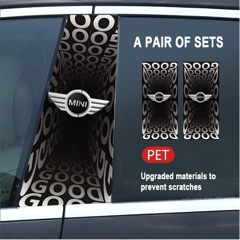 🔥Išpardavimas🔥2025 m. automobilio „Creative“ B statramsčio modifikavimo HD apsauginė plėvelė (2 vnt.)-LT