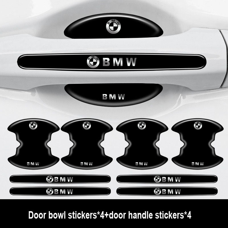 Sutirštinti automobilio durelių klijai su logotipu ✨8 vnt.✨--LT