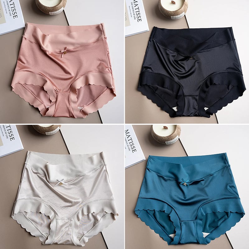 ❤️ Σατέν και μεταξωτά εσώρουχα χωρίς ραφές για έλεγχο της κοιλιάς-LV