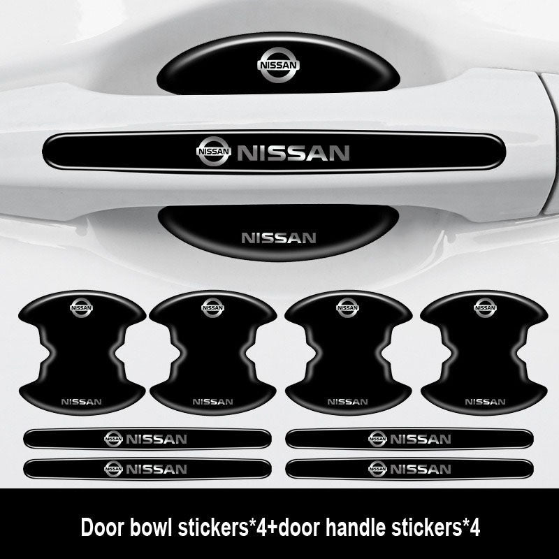 Sutirštinti automobilio durelių klijai su logotipu ✨8 vnt.✨--LT