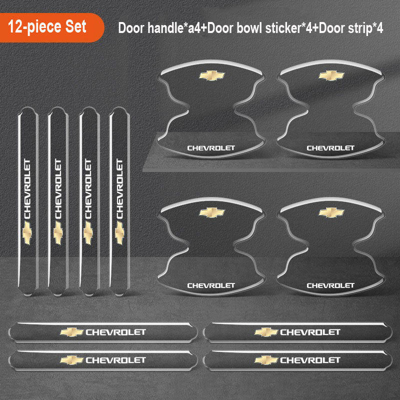 Sutirštinti automobilio durelių klijai su logotipu ✨8 vnt.✨--LT