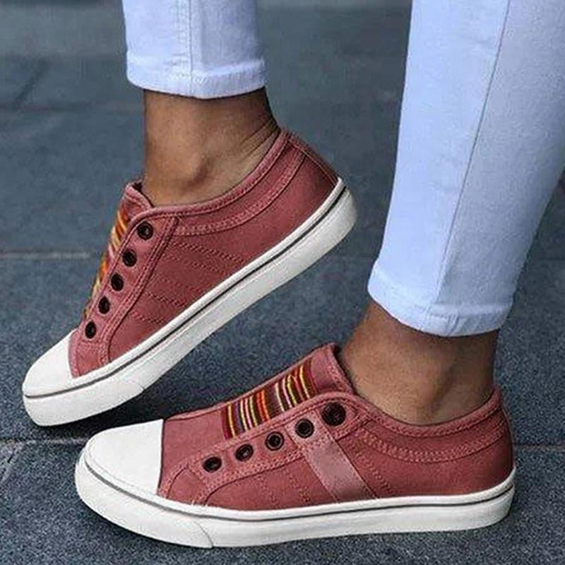 Νέα Καλοκαιρινά Ορθοπεδικά Παπούτσια 2025 Vintage Denim Slip On-LT 