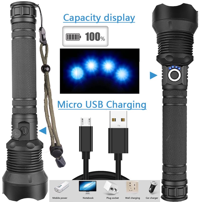 🔦 Επαναφωτικός τακτικός λέιζερ LED with high luminous flux 90000 lumens GR