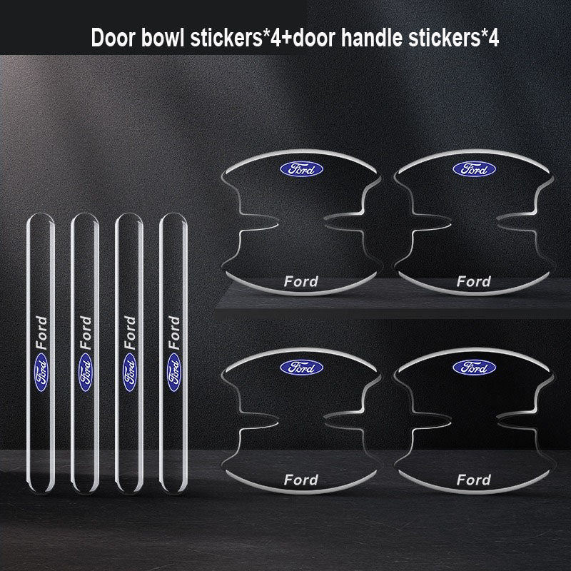 Sutirštinti automobilio durelių klijai su logotipu ✨8 vnt.✨--LT