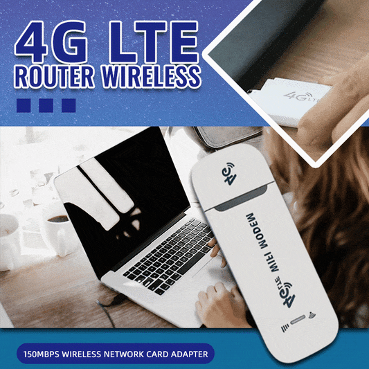 Ασύρματος δρομολογητής 4G LTE, προσαρμογέας κινητής ευρυζωνικής σύνδεσης USB 150Mbps, κάρτα ασύρματου δικτύου