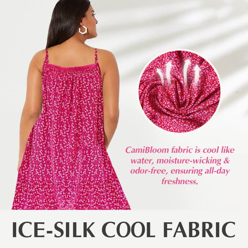 🏝️Φόρεμα με φλοράλ ζώνες 🌸