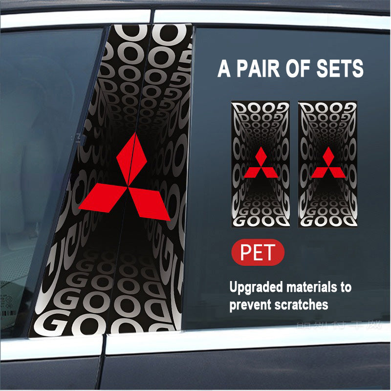 🔥Išpardavimas🔥2025 m. automobilio „Creative“ B statramsčio modifikavimo HD apsauginė plėvelė (2 vnt.)-LT