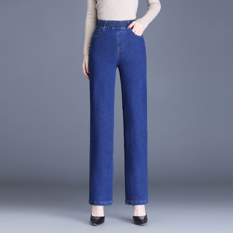 ✨ Naiste teksad silataskutega ja elastse vöökohaga teksad