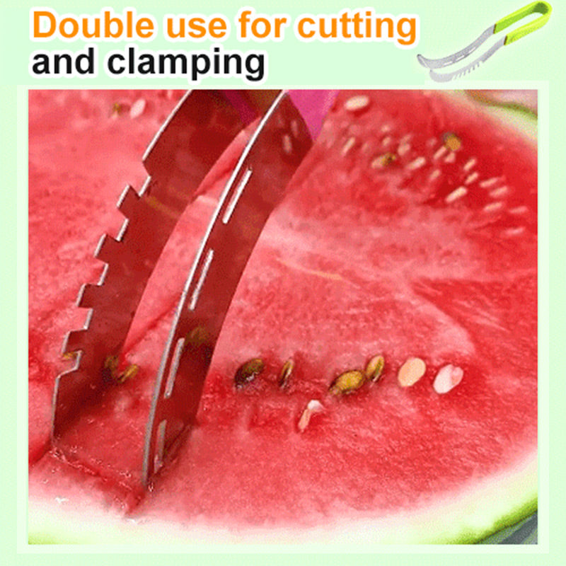 🍉🔪Πολυλειτουργικός κόφτης φρούτων από ανοξείδωτο ατσάλι 