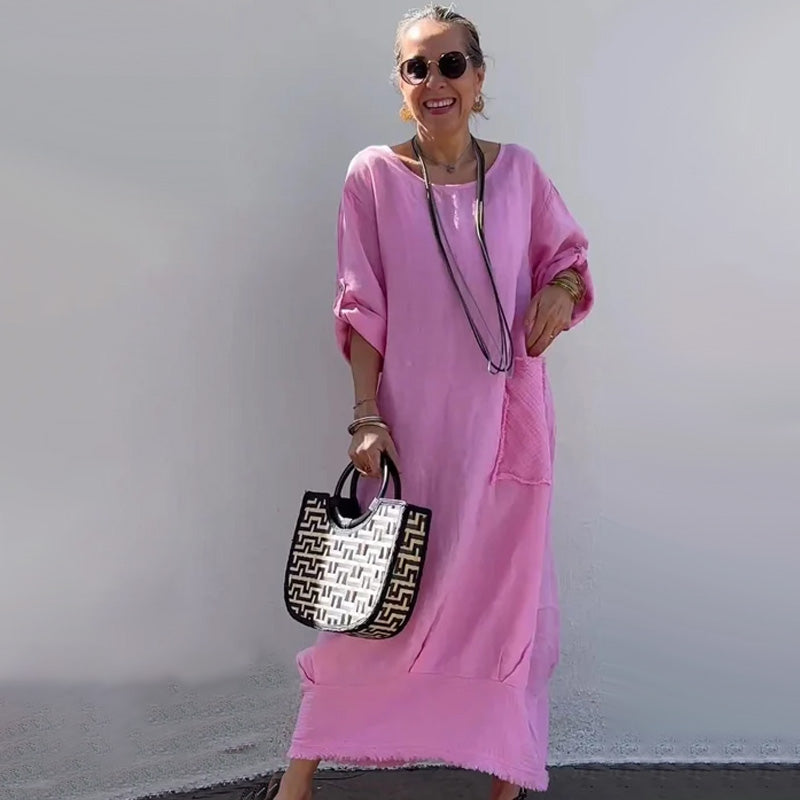 💕Μακρι δωρεάν από βαμβάκι και λινό-GR