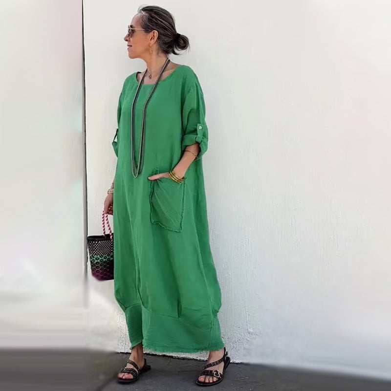 💕Μακρι δωρεάν από βαμβάκι και λινό-GR