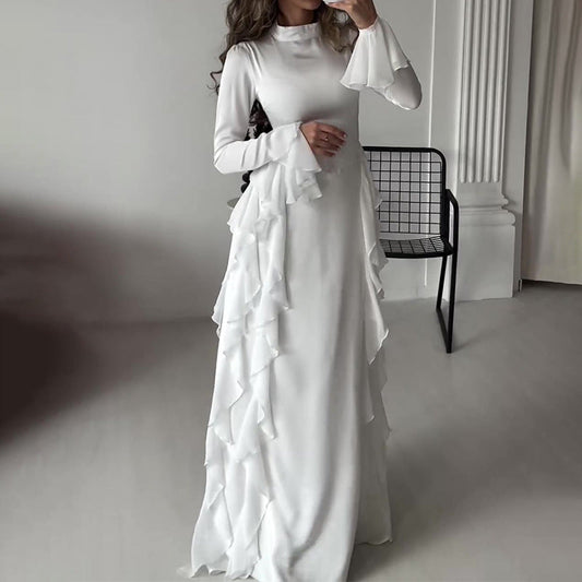 【✨Supreme Elegance】👗Φόρεμα με φαρδιά μανίκια-LT