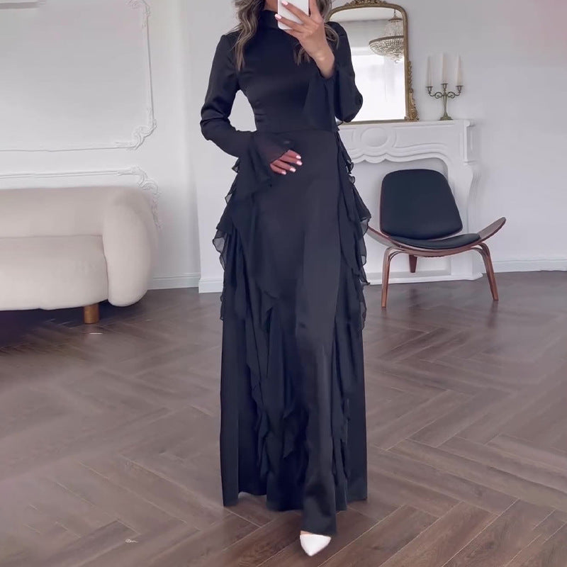 【✨Τέλεια χονάτητητα】👗 Τόρεμα με φουσκωτά μανίκια