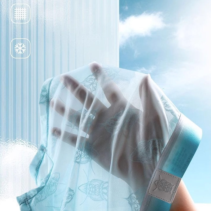 🎁Compre 1 y obtenga 2 gratis🎁 Calzoncillos tipo boxer refrescentes y transpirables para hombre concintura elástica-ES