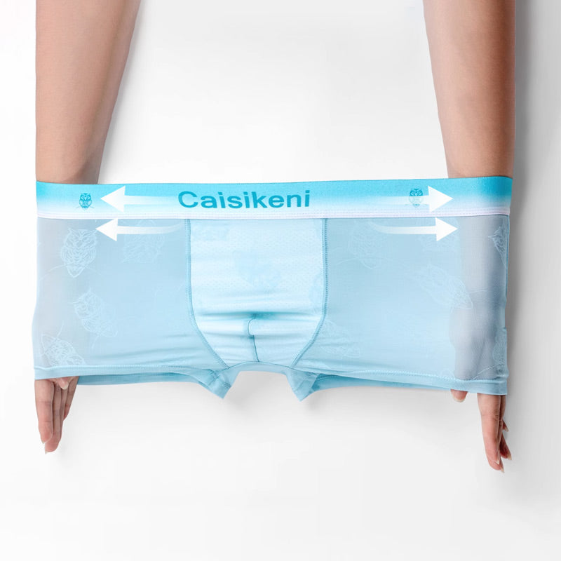 🎁Compre 1 y obtenga 2 gratis🎁 Calzoncillos tipo boxer refrescentes y transpirables para hombre concintura elástica-ES