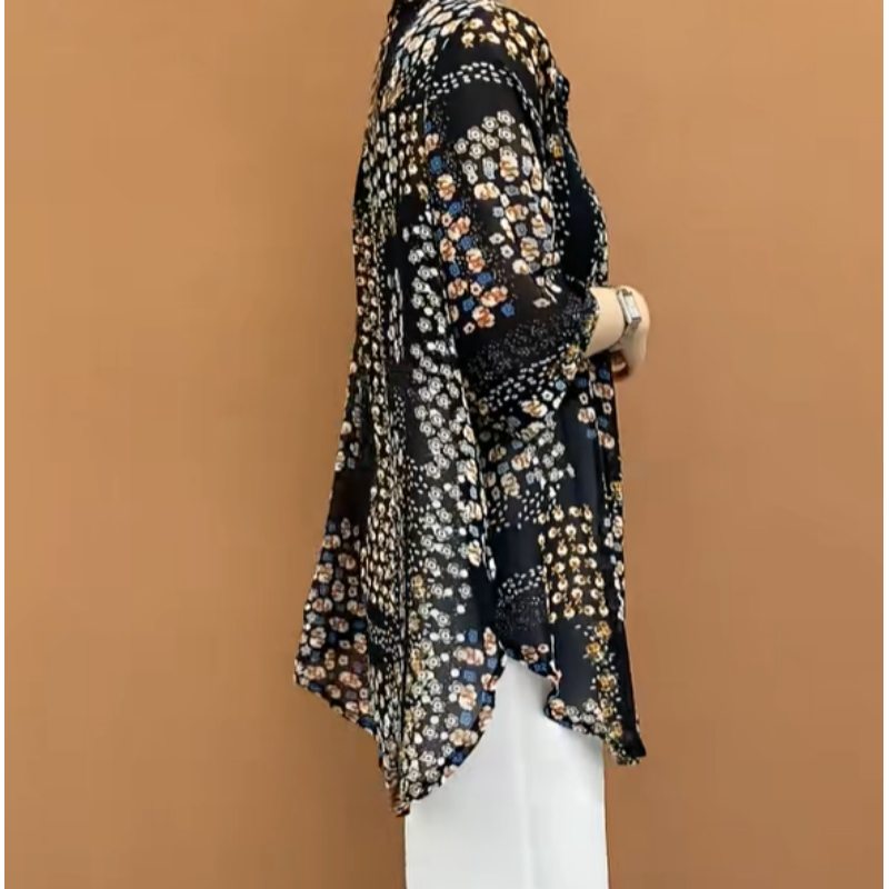 🔥Προσφορές 🔥 Μεσαίο πουκάμισο για γυναίκες μέσης ηλικίας-GR