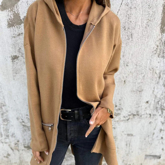 Макрыманико буфан ме кукуула ме фермуар се се стыл casual-GR