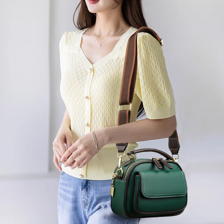 【🎊Νέα προϊόντα 30% έκπτωση】👜Κομψή τσάντα χιαστί δόστρος με φαρδύ λουράκη-GR