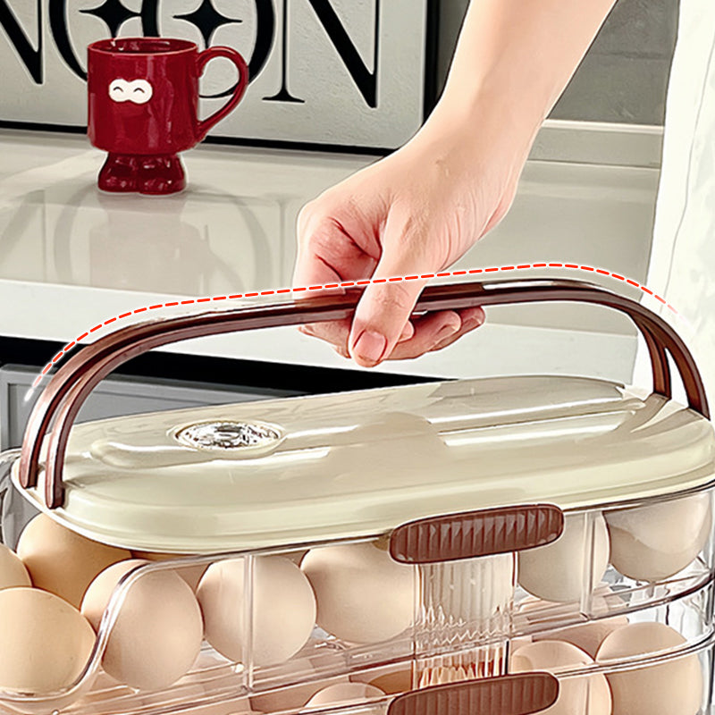 🥚🥚Καθαρός οργανωτής κουζίνας για την μπροστινή πόρτα του ψυγείου-GR