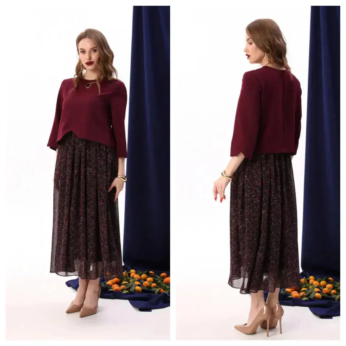 🔥Φόρεμα κομψό υψηλής ποιότητας-GR