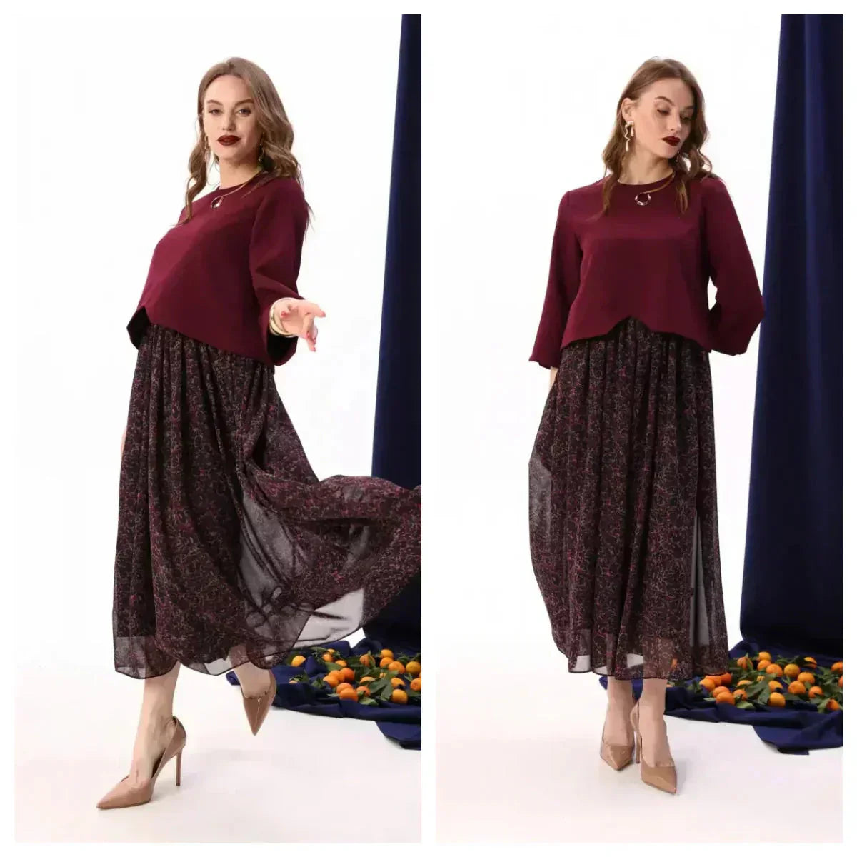 🔥Φόρεμα κομψό υψηλής ποιότητας-GR