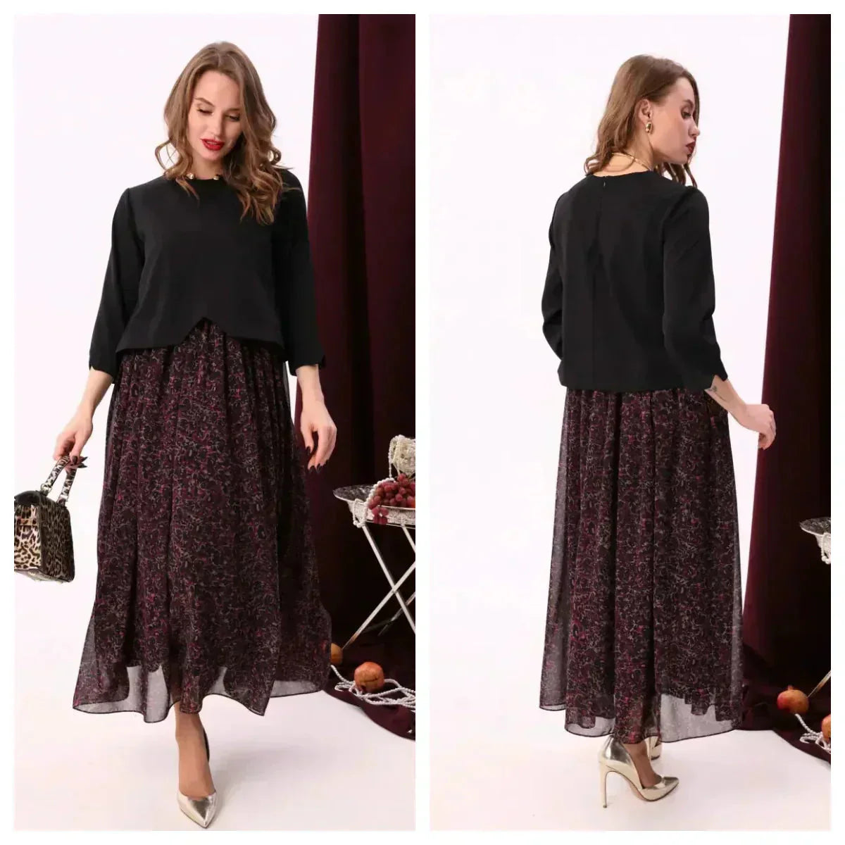 🔥Φόρεμα κομψό υψηλής ποιότητας-GR