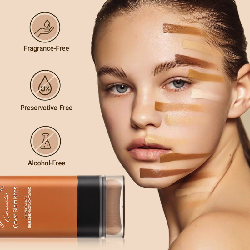 ✨ Foundation Stick Άμεσης Κάλυψης με Ενσωματωμένο Πινέλο-LT 