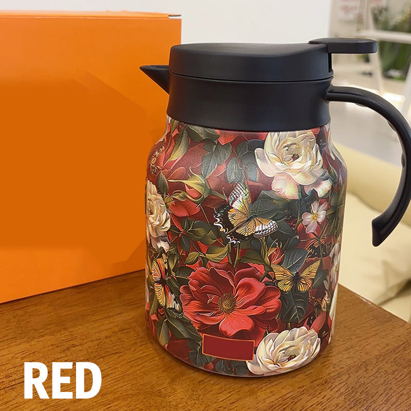 🍵Τσαγιέρα κενού 1000ml με σουρωτήρι-LT