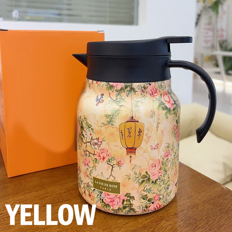 🍵1000ml vákuovo izolovaná čajová kanvica so sitkom-SK