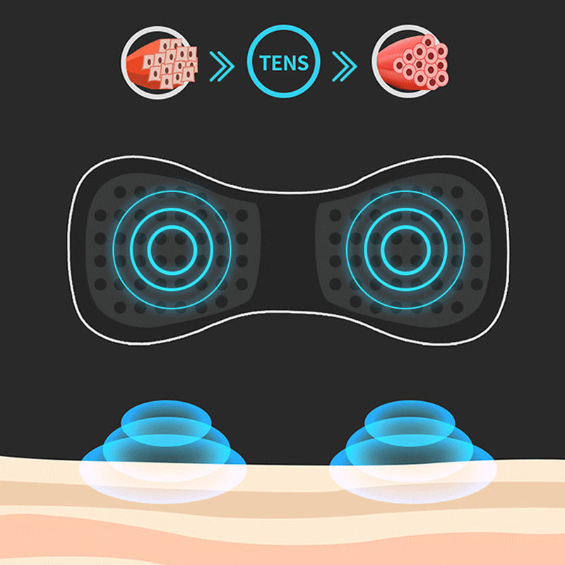 Φορητό μασάζ με 8 λειτουργίες και οθόνη LCD - μίνι μασάζ μυών για ανακούφιση από τον πόνο-GR