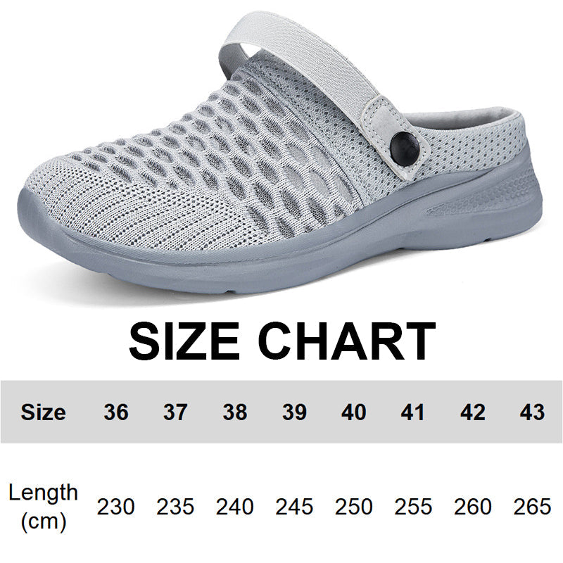 Μοντέρνα, διχτυωτα, αναπνεύσιμα, ημι-ολισθαίνοντα πέδιλα-GR