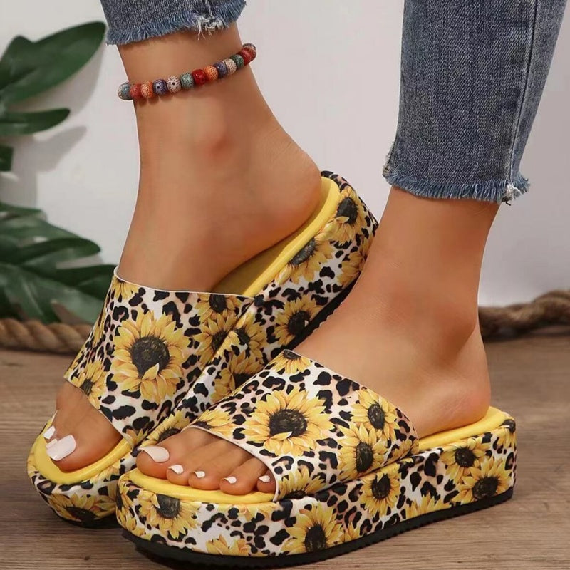 Αντιολισθητικές παντόφλες σε πλατφόρμα που απορροφά τον ιδρώτα-SK