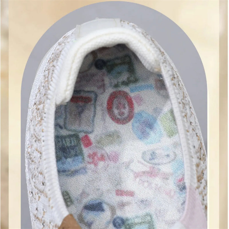 Γυναικεία αντιολισθητικά πλεκτά παπούτσια πεζοπορίας-LT