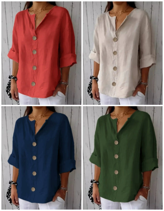 🔥Γυναικείο φόρεμα με κουμπιά-GR