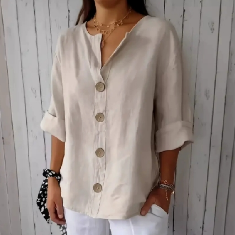 🔥Γυναικείο φόρεμα με κουμπιά-GR