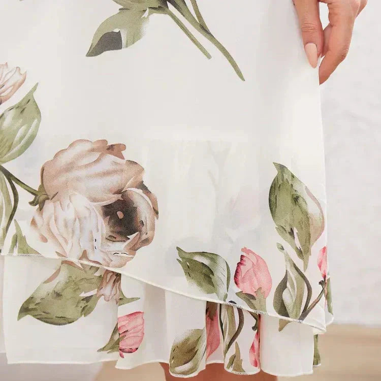 HOT 50% 👗 Šifónové šaty Blush Petal Glow-SK