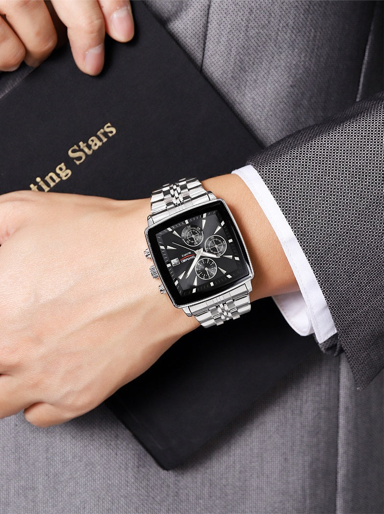 ⌚Πολυλειτουργικό αδιάβροχο ρολόι χαλαζία για άνδρες-GR