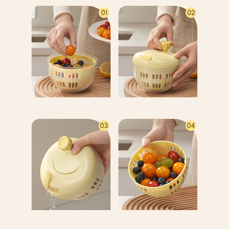 Daugiafunkcinė vaisių plovimo ir džiovinimo mašina-LT