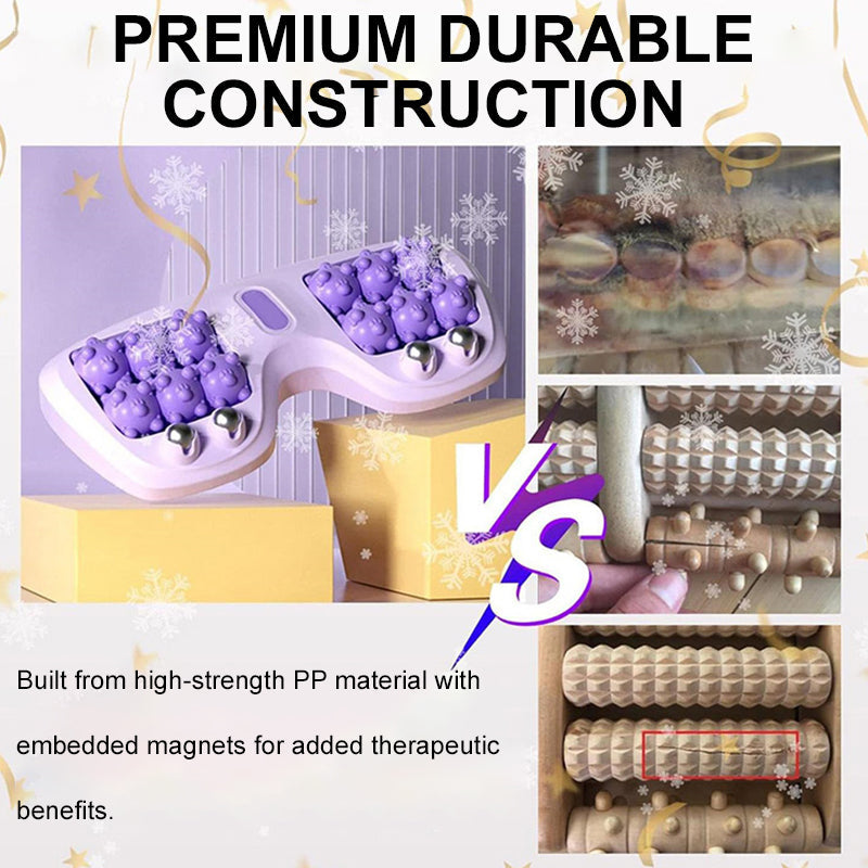 💜🦶 Φορητό διπλό μασάζ ποδιών - χαλάρωση οπουδήποτε, οποτεδήποτε-GR