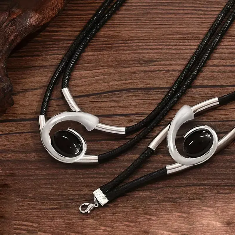 Σετ κολιέ και βραχιόλι vintage boho📿-GR