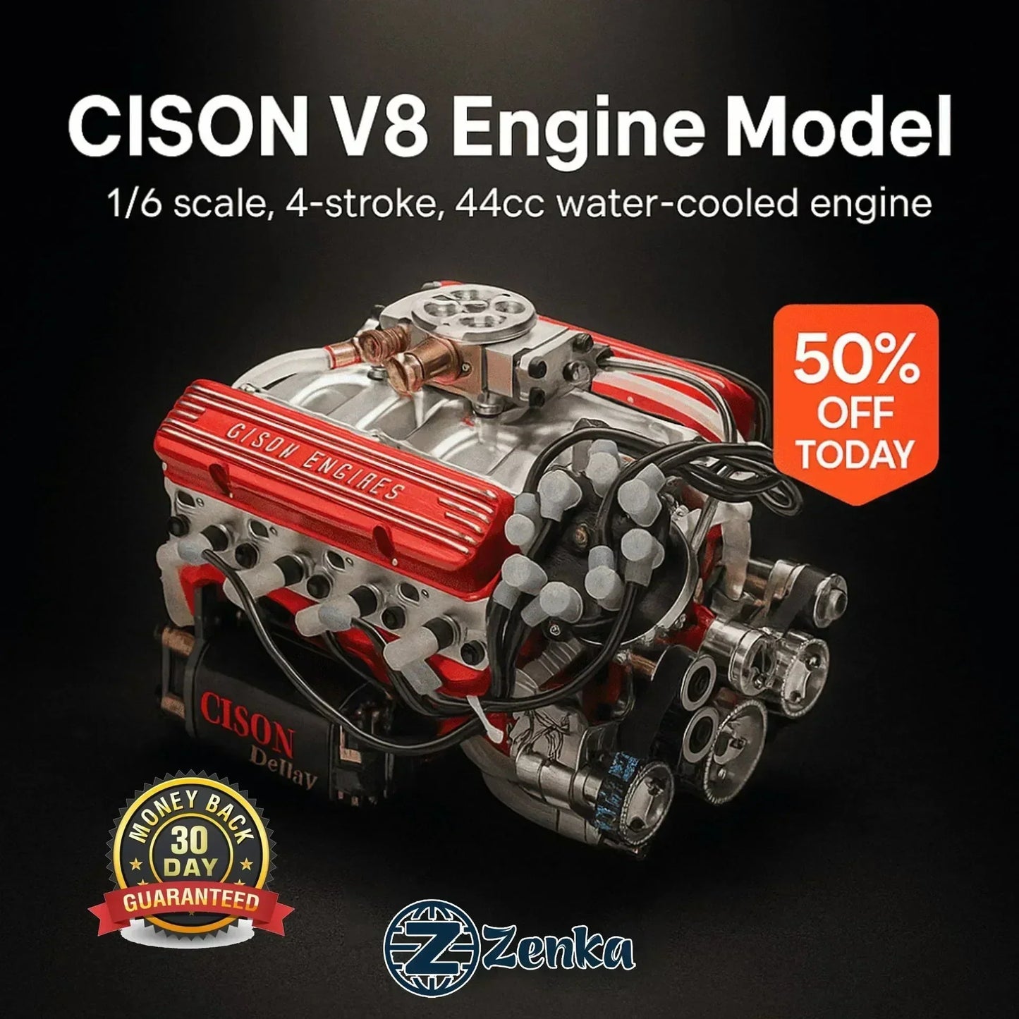 CISON benzininis V8 OHV savaime susirenkantis variklio modelis-LT